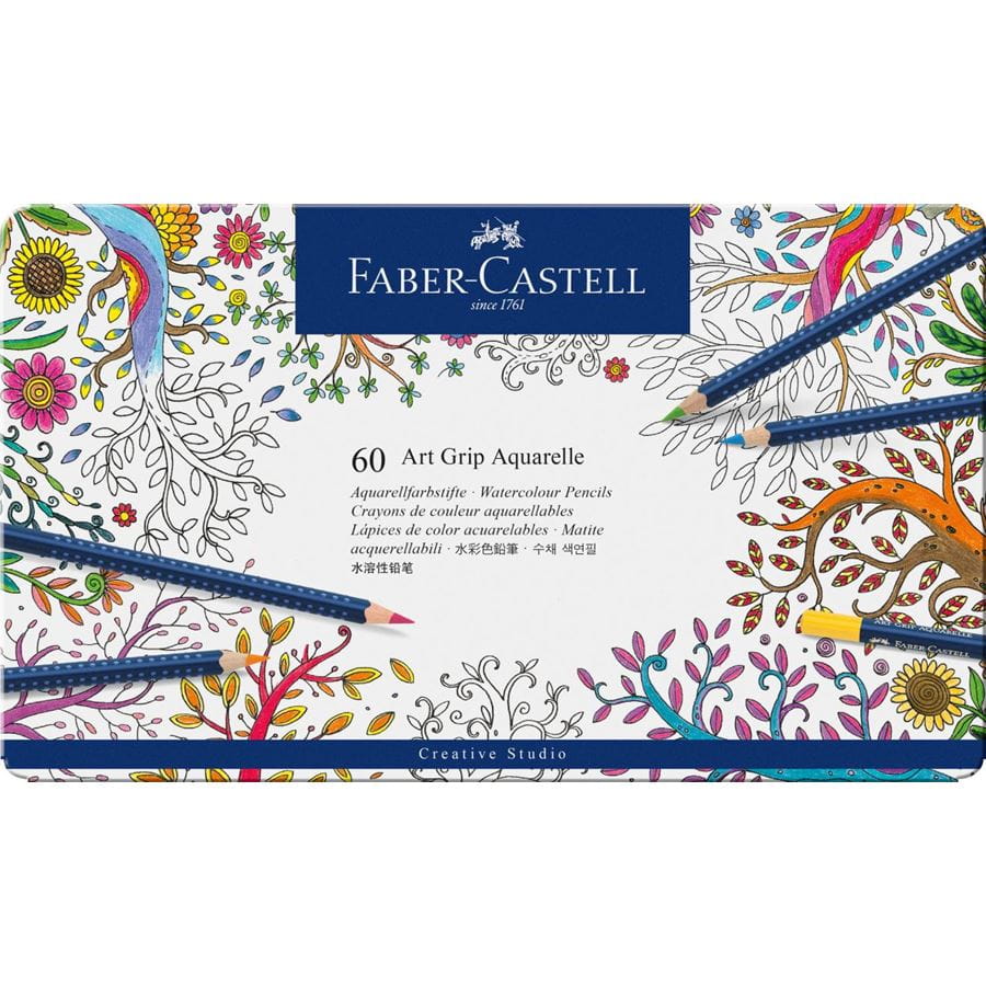 Faber-Castell - アートグリップ水彩色鉛筆60色ｾｯﾄ