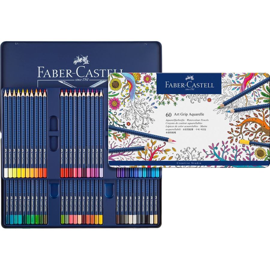 Faber-Castell - アートグリップ水彩色鉛筆60色ｾｯﾄ