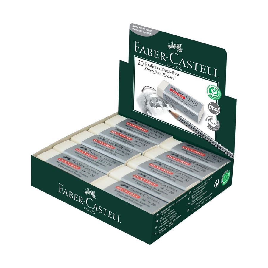 Faber-Castell - ダストフリーイレーサー　ホワイト