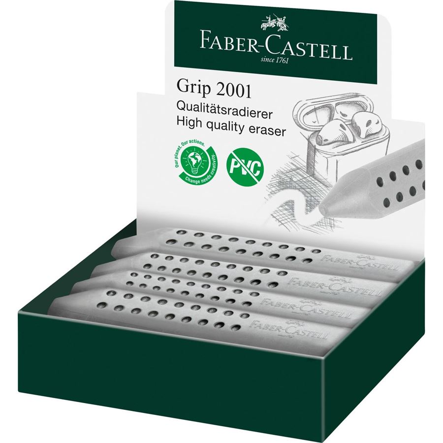 Faber-Castell - グリップ2001 イレーサーホワイト