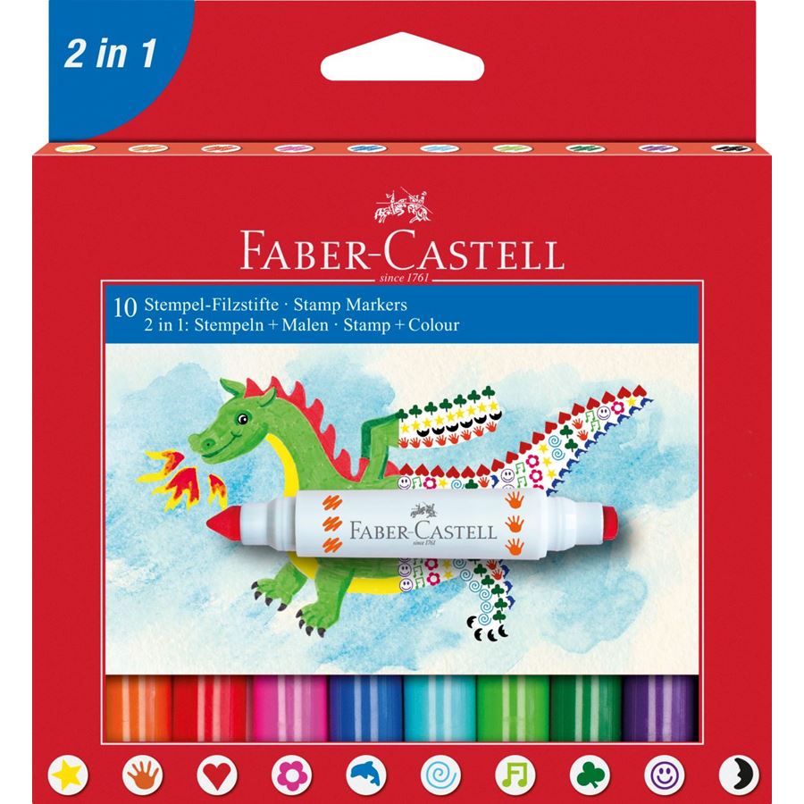 Faber-Castell - スタンプマーカー10色セット
