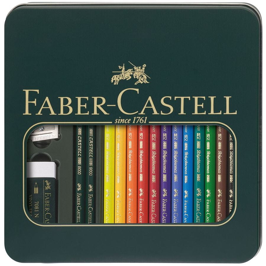 Faber-Castell - ポリクロモス色鉛筆スターターセット