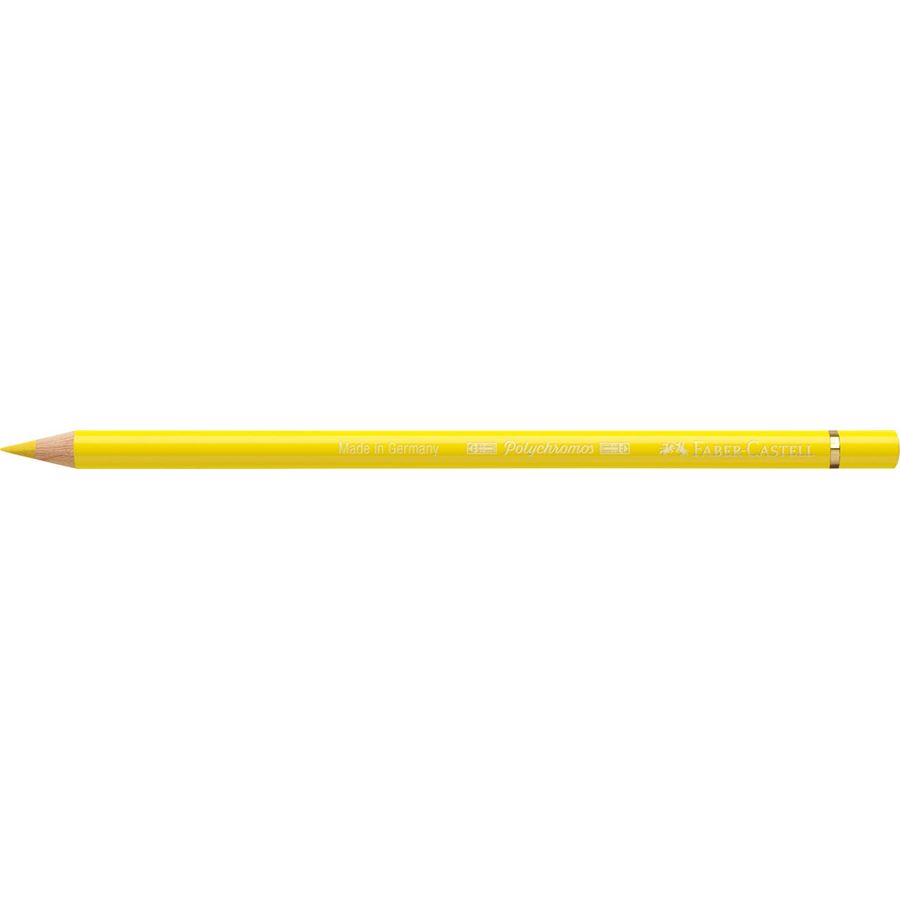 Faber-Castell - ポリクロモス色鉛筆・単色（ライトクロームイエロー）
