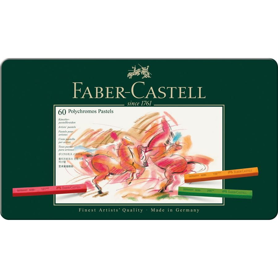 Faber-Castell - ポリクロモスパステル 60色(缶入)