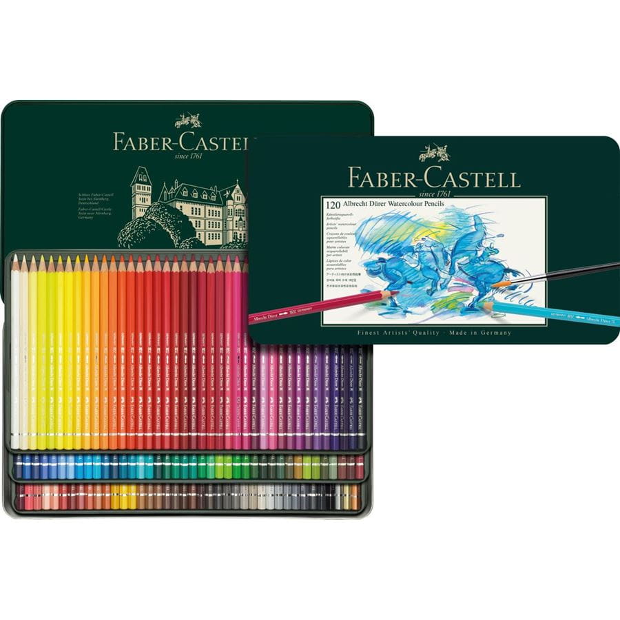 Faber-Castell - アルブレヒト・デューラー水彩色鉛筆120色(缶入)