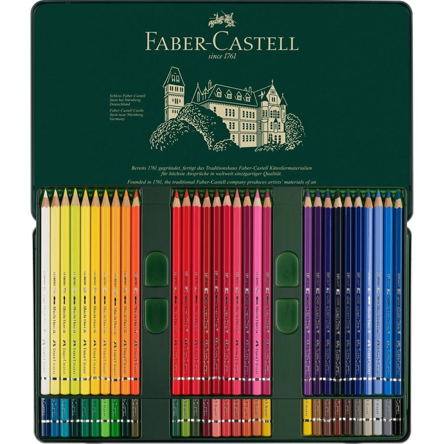 Faber-Castell - アルブレヒト・デューラー 水彩色鉛筆 60色 (缶入)