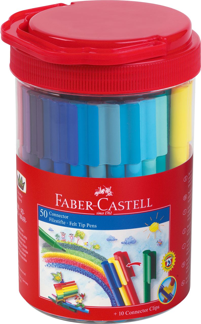 Faber-Castell - コネクターペン　50本バケツセット