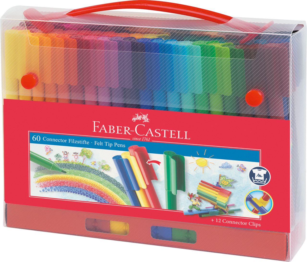 Faber-Castell - コネクターペン　60本キャリングケース