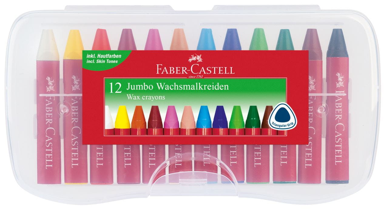 Faber-Castell - ジャンボワックスクレヨン　12色セット