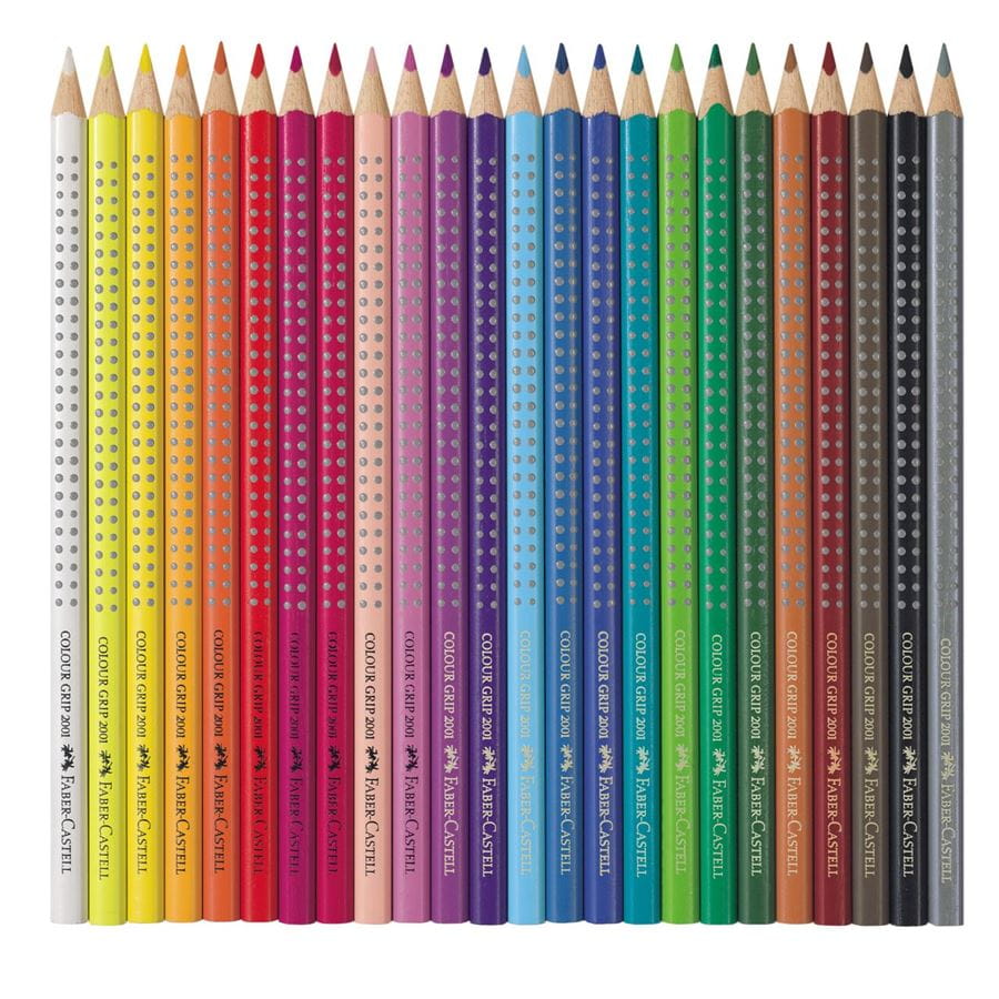 Faber-Castell - カラーグリップ水彩色鉛筆　24色（缶入）