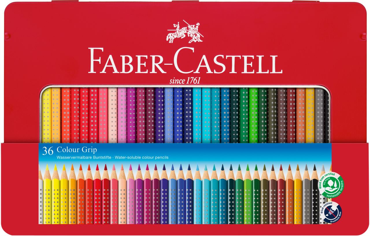 ファーバーカステル水彩色鉛筆36色-