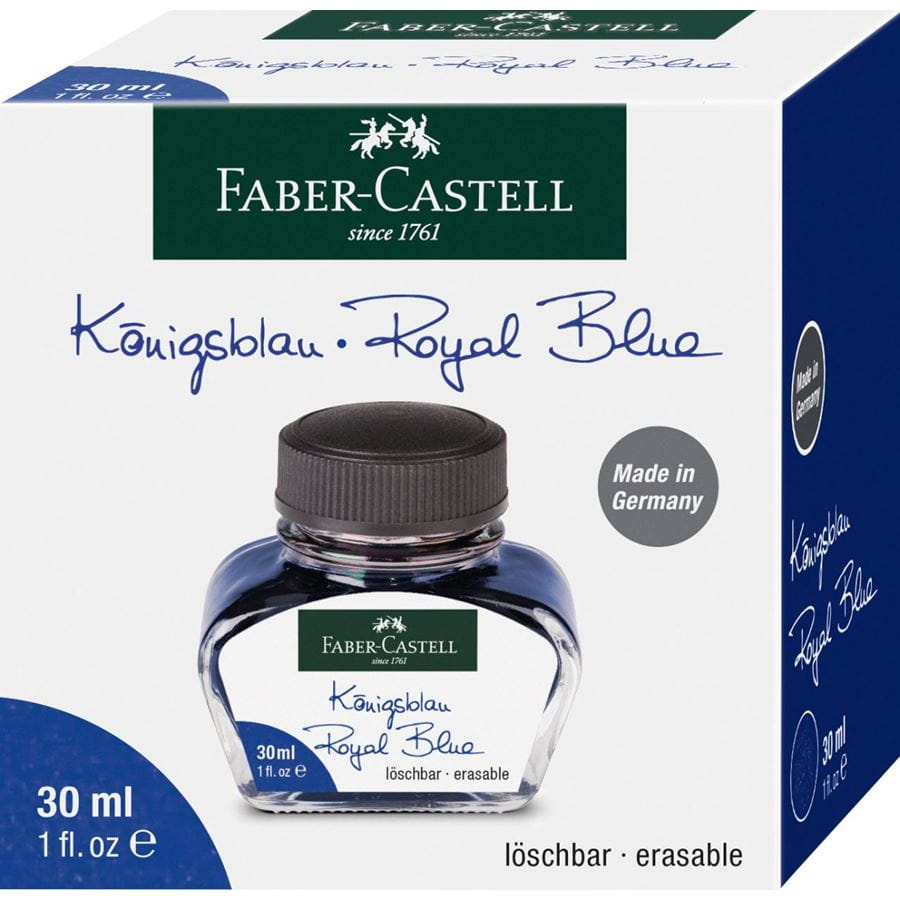 Faber-Castell - ボトルインク　ブルー　30ml