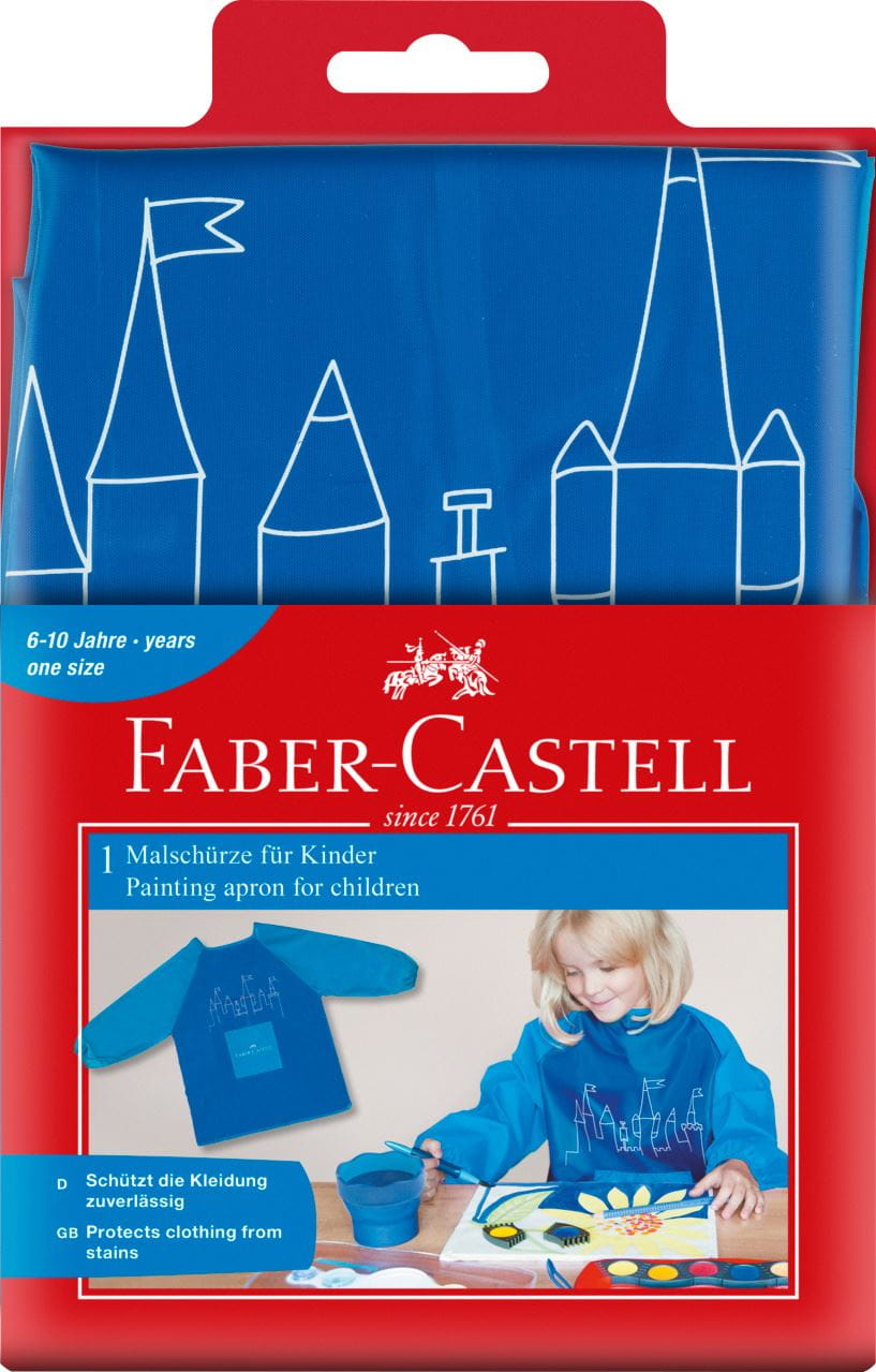 Faber-Castell - リトルアーティスト　ペインティングエプロン　ブルー