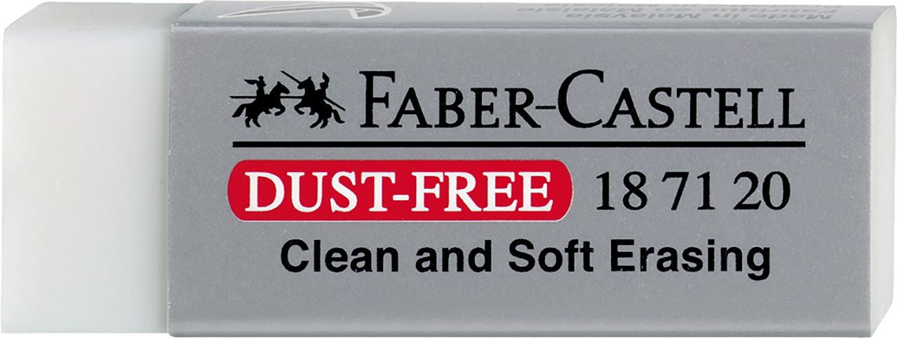 schwarz 10x Faber-Castell Radiergummi Radierer Eraser Dust-free 