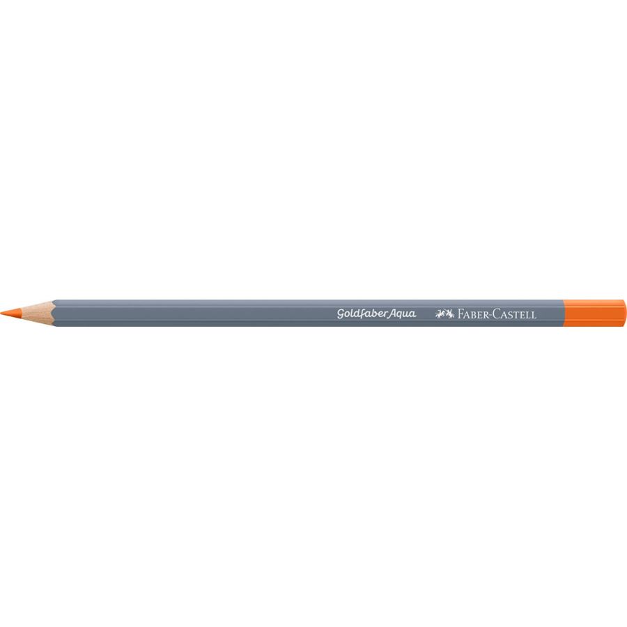 Faber-Castell - Goldfaber Aqua watercolour pencil, dark cadmium orange