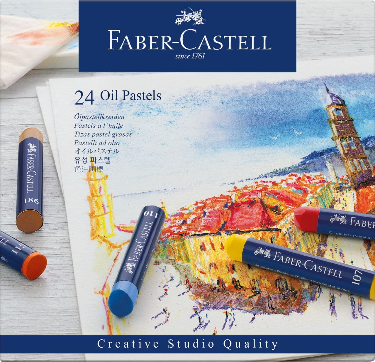Faber-Castell - クリエイティブスタジオ　オイルパステル24色セット