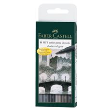 Faber-Castell - PITTアーティストペン　グレートーンパック
