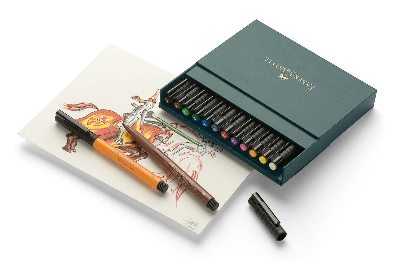 PITTアーティストペン スタジオボックス 12色セット