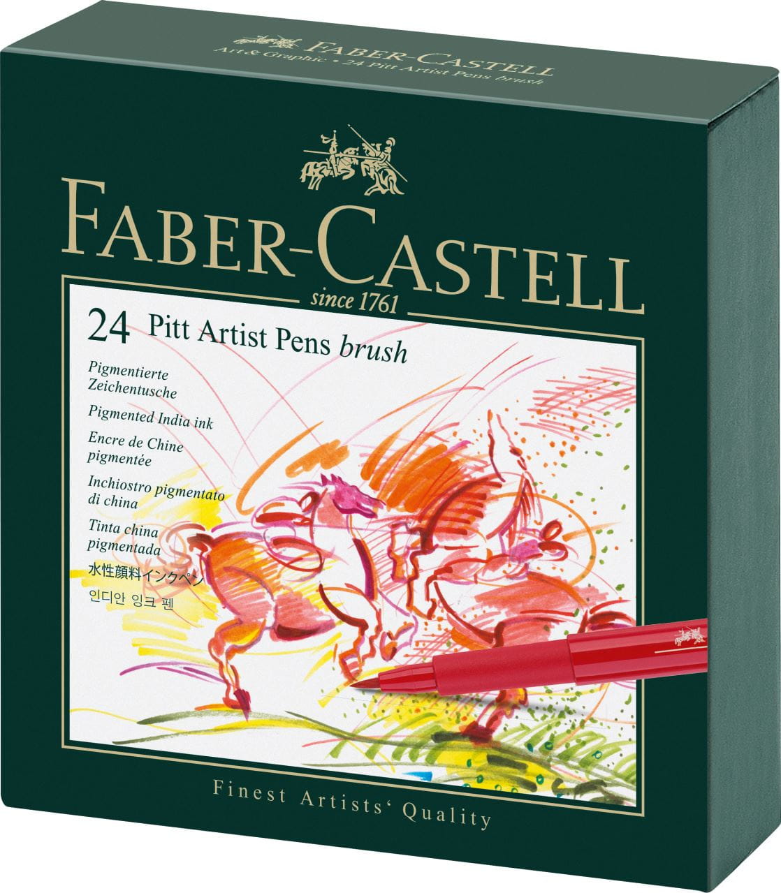 Faber-Castell - PITTアーティストペン　スタジオボックス 24色セット