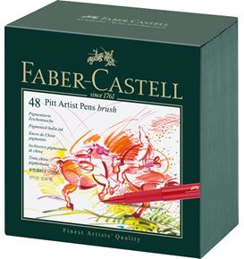 Faber-Castell - PITTアーティストペン　スタジオボックス 48色セット