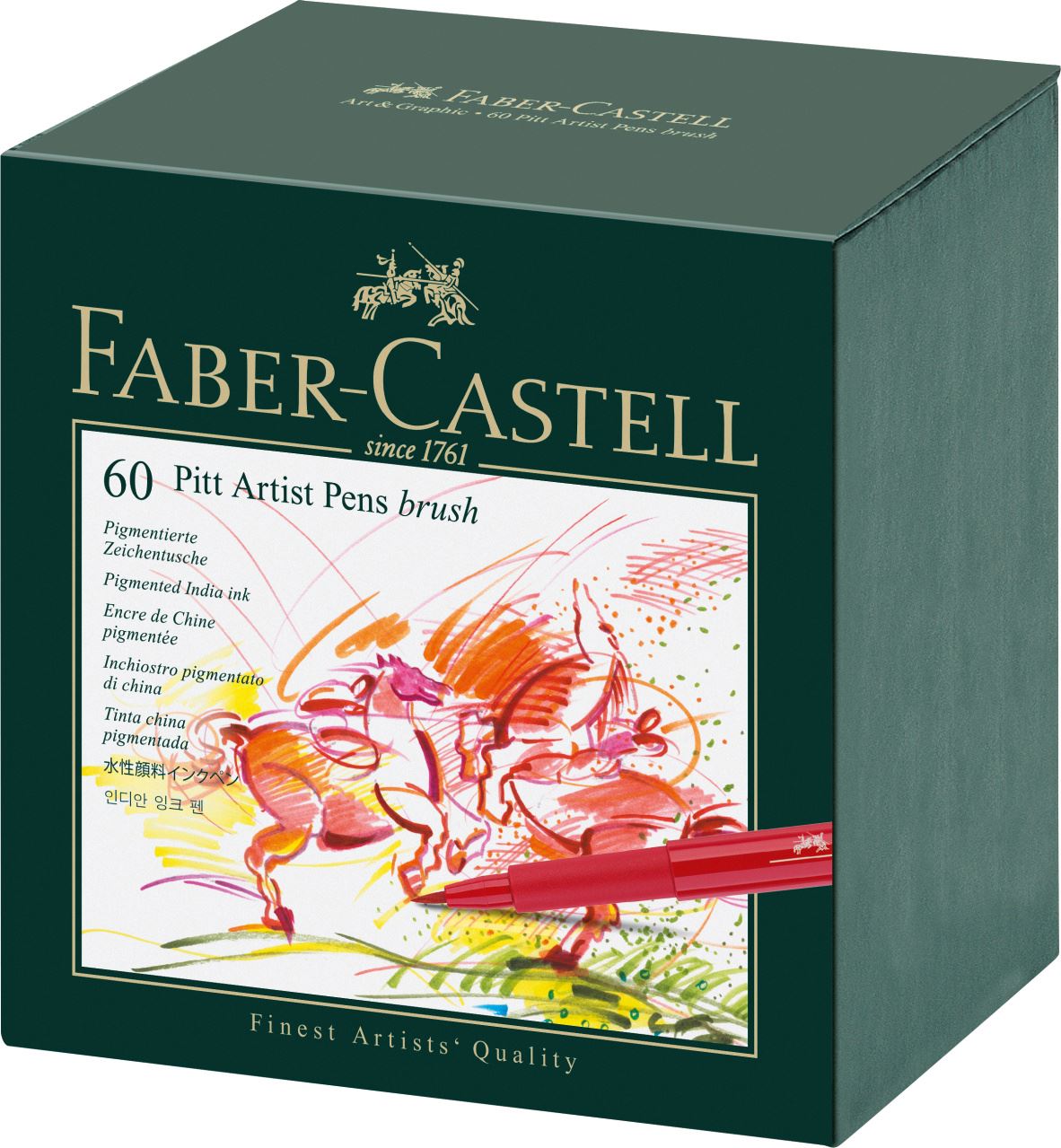 ファーバーカステル PITTアーティストペン 6色セット faber castell