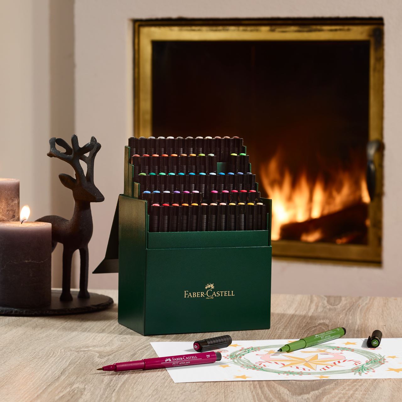 Faber-Castell - PITTアーティストペン　スタジオボックス 60色セット