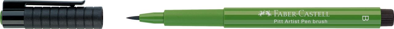 Faber-Castell - PITTアーティストペン　パーマネントグリーンオリーブ 167 B