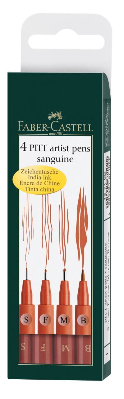 Faber-Castell - PITTアーティストペン　サングインアソート