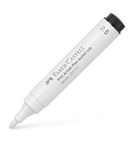Faber-Castell - PITTアーティストペン　ビッグニブ　ホワイト