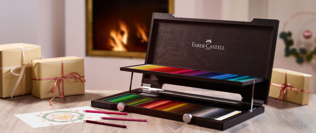 Faber-Castell - ポリクロモス色鉛筆120色木箱セット