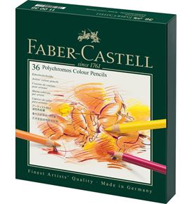 Faber-Castell - ポリクロモス色鉛筆 36色スタジオボックス