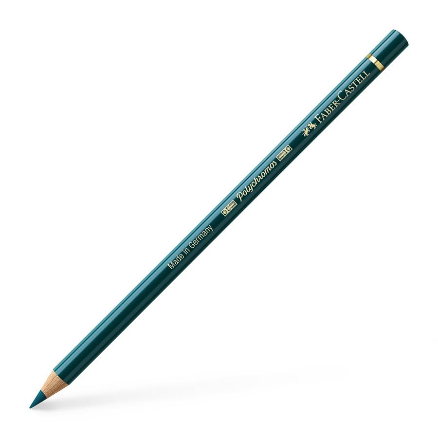 Faber-Castell - ポリクロモス色鉛筆・単色（ディープコバルトグリーン）