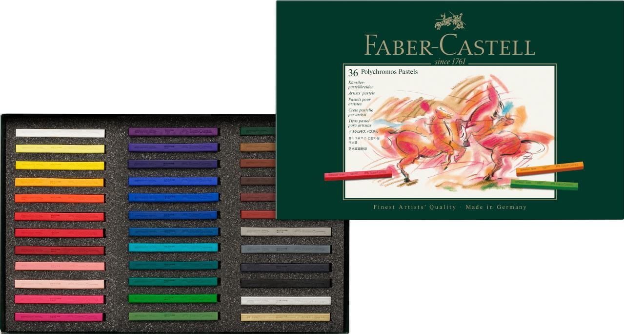 Faber-Castell - ポリクロモスパステル 36色 (紙箱入)