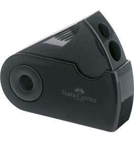 Faber-Castell - スリーブ付きシャープナー　ブラック