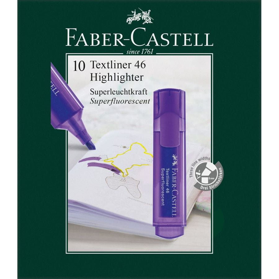 Faber-Castell - テキストライナー1546 バイオレット