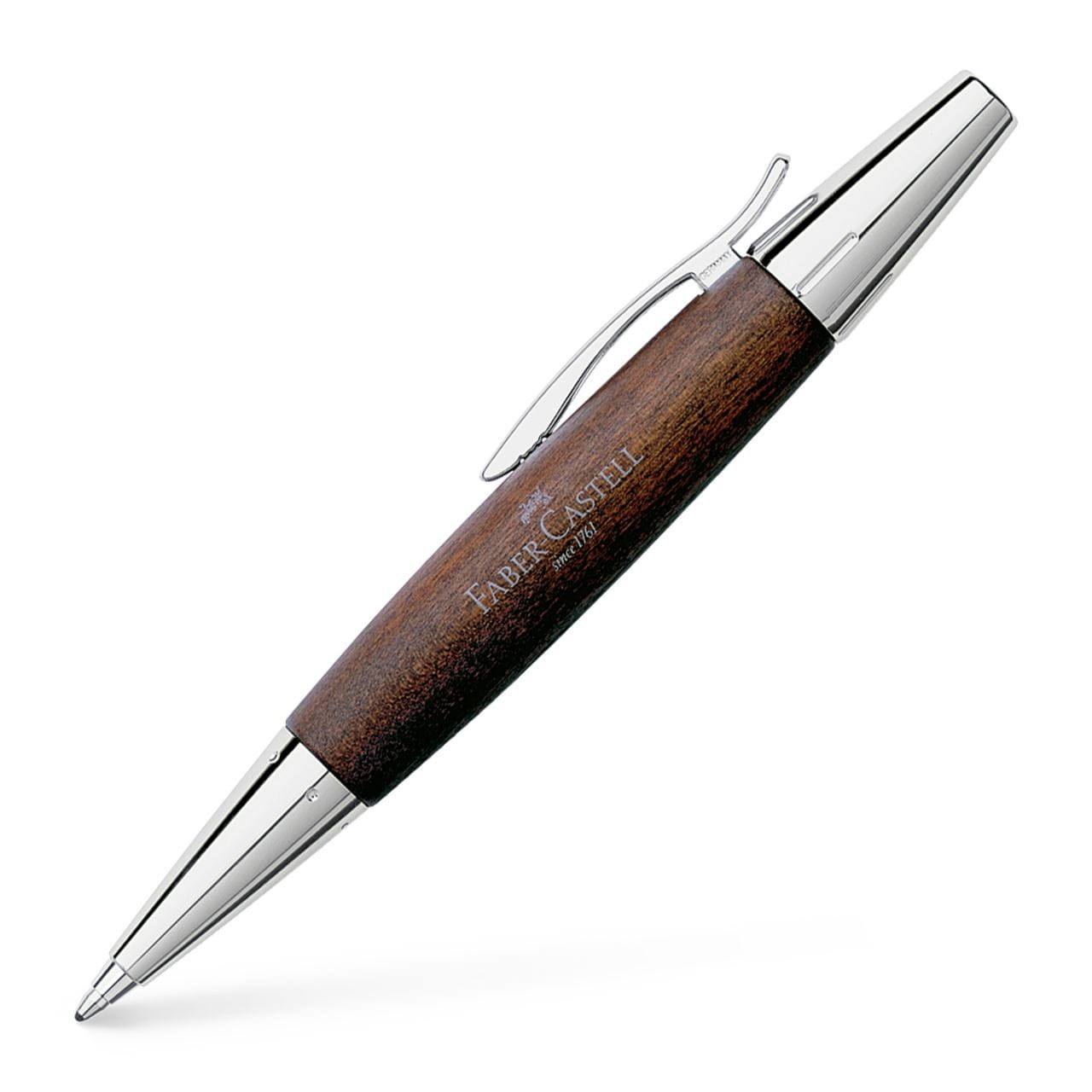 Faber-Castell - エモーション　ウッド＆クローム　梨の木　ダークブラウン　ボールペン